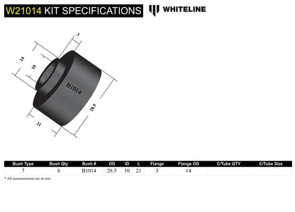 Whiteline Sway Bar Link Bushing Kit