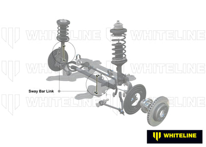 Whiteline Sway Bar Link Kit - Adjustable, Lightweight, Maximize Grip & Handling