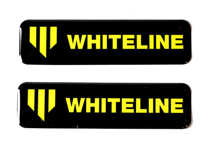 Whiteline Gel Badge - Black/Yellow L = 85mm x H = 25mm