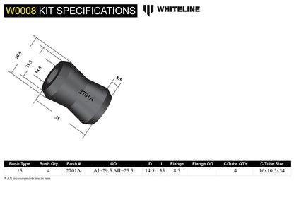 Whiteline Sway Bar Link Service Kit