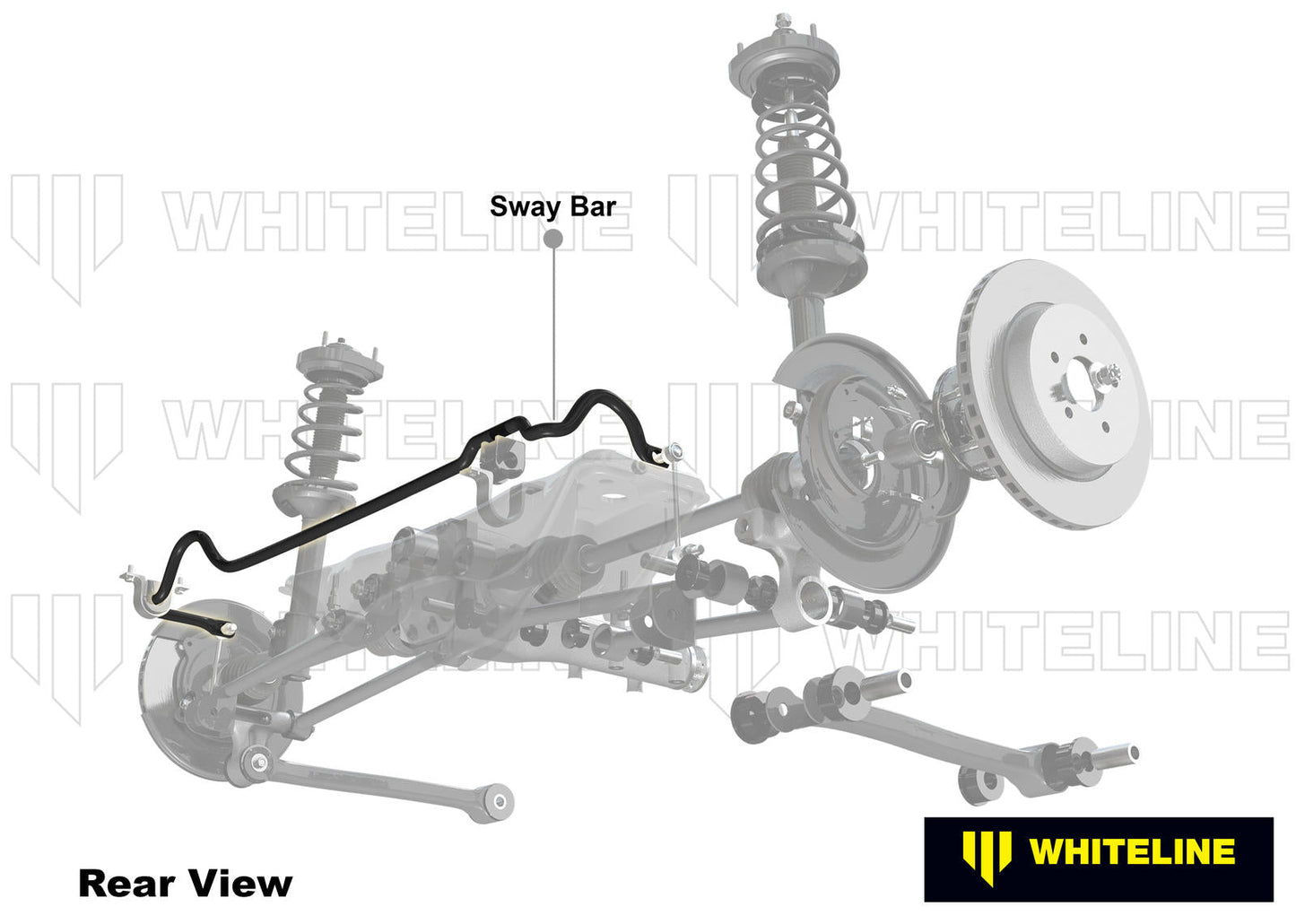 Whiteline Rear Sway Bar Heavy Duty Blade Adjustable 22mm