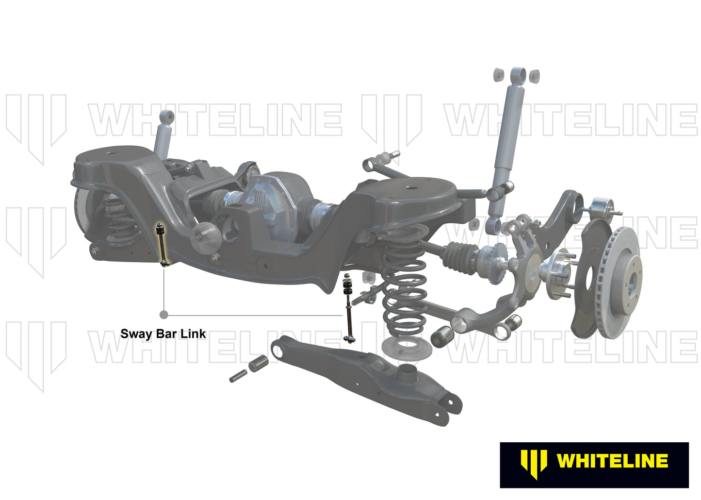 Whiteline Sway Bar Link Kit - Adjustable, Lightweight, Enhance Grip & Handling