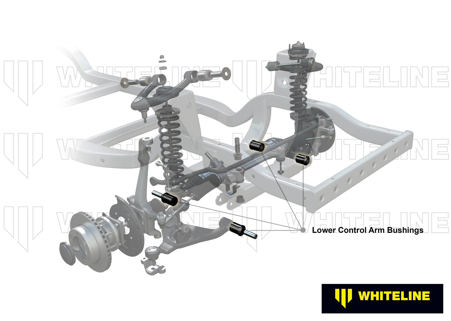 Whiteline Front Control Arm Lower Inner Bushing – Improved Stability & Steering