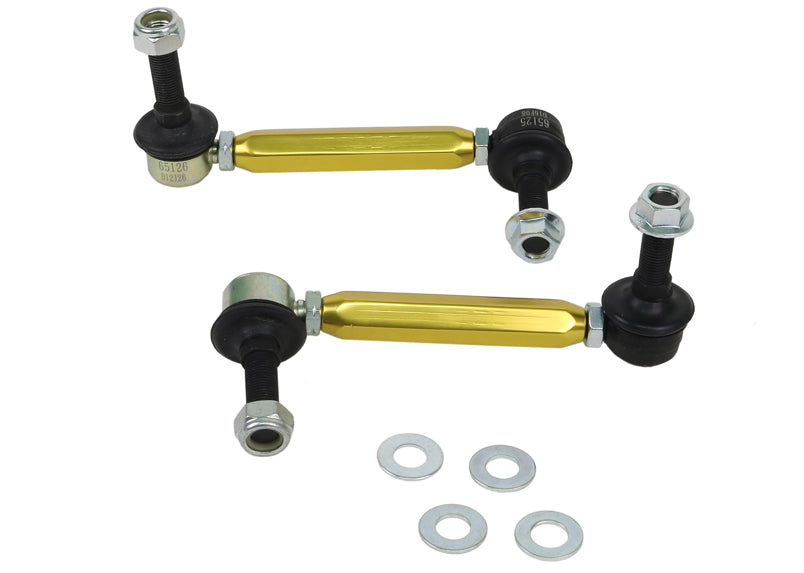 Whiteline Sway Bar Link Kit - Adjustable, Lightweight, Maximize Sway Bar Performance