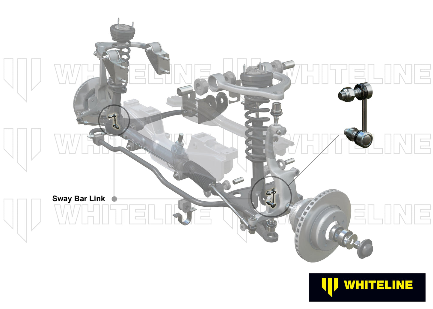 Whiteline Front Sway Bar Link – Adjustable & Lightweight for Maximum Handling Performance