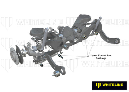 Whiteline Rear Control Arm Lower Front Inner and Outer Bushing