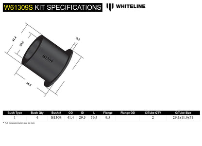 Whiteline Rear Control Arm Inner Bushing