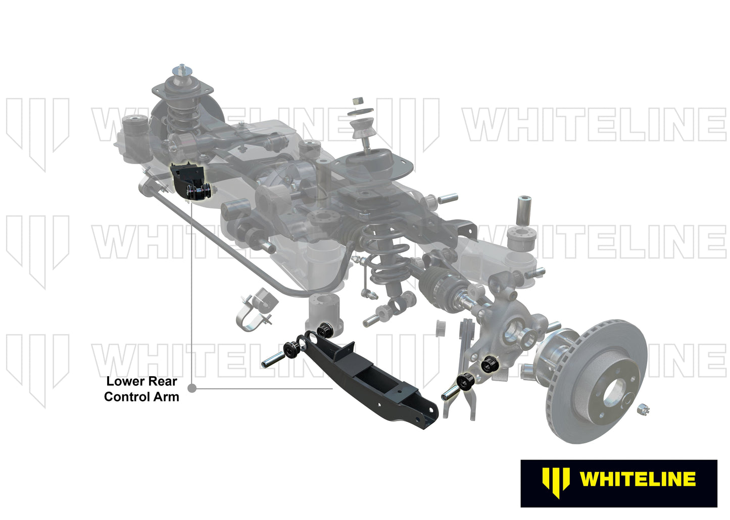 Whiteline Rear Control Arm Lower Rear Inner and Outer Bushing