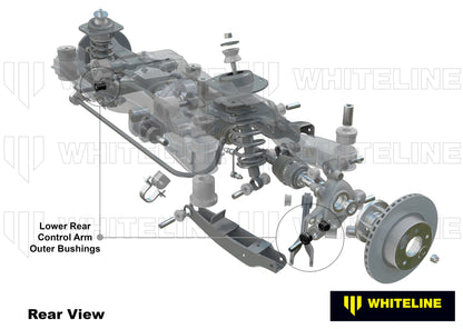 Whiteline Rear Control Arm Lower Front Outer Bushing – Improved Stability & Predictable Handling