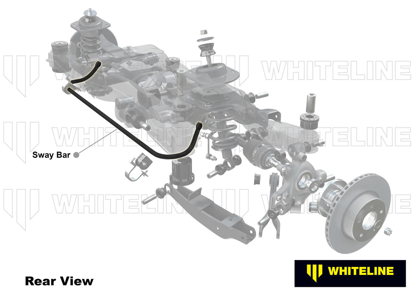 Whiteline Rear Sway Bar 16mm Heavy Duty