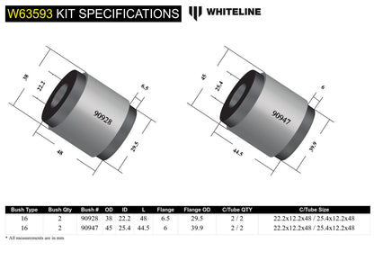 Whiteline Rear Control Arm Upper Rear Bushing