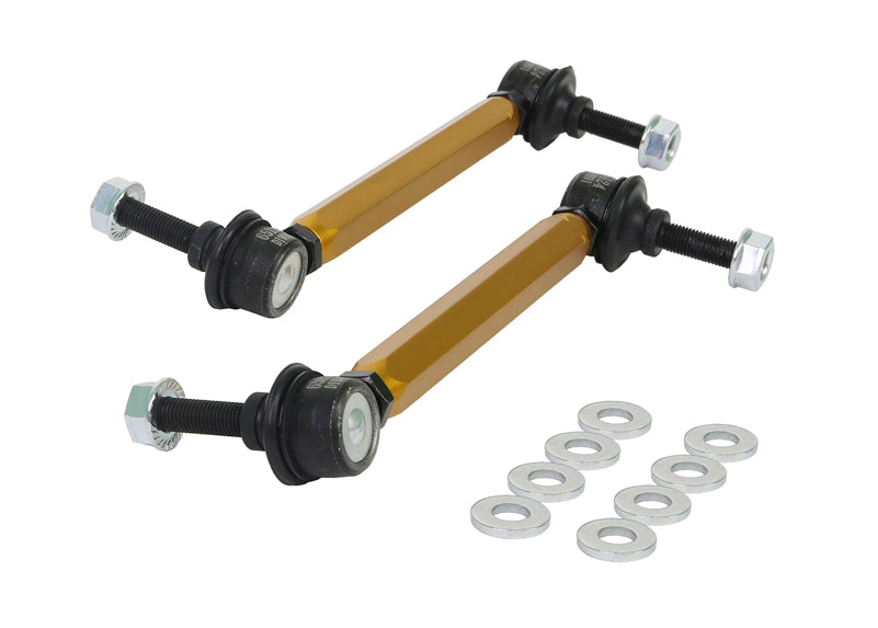 Whiteline Sway Bar Link Kit - Adjustable, Lightweight, Maximize Sway Bar Performance