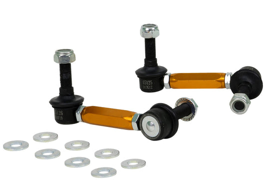 Whiteline Sway Bar Link Kit - Adjustable, Lightweight, Maximize Grip & Performance