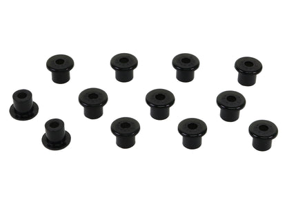 Whiteline Spring Eye & Shackle Bushing Kit - High Load Bearing & Abrasion Resistant