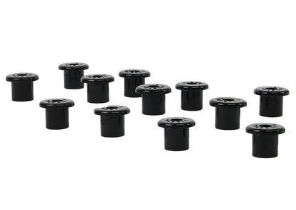 Whiteline Spring Eye & Shackle Bushing Kit - High Load Bearing & Abrasion Resistant