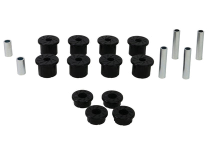 Whiteline Spring Kit - Tough Red Bushings, High Load Bearing & Abrasion Resistant