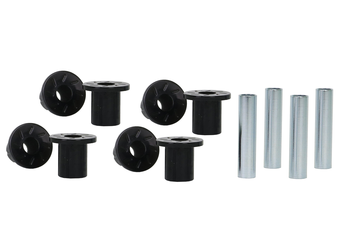 Whiteline Spring Bushing Kit - Front & Rear Eyes, Shackle Bushings, High Load Durability