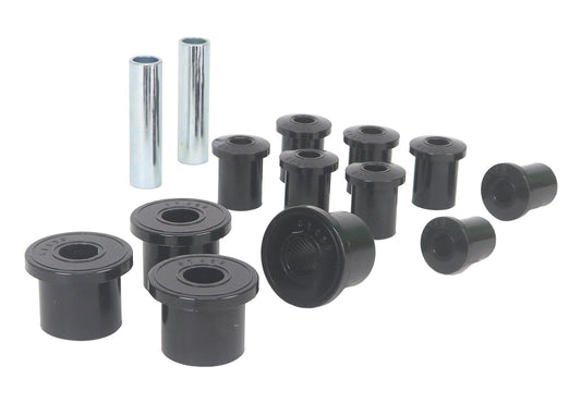 Whiteline Spring Kit - Tough Red Bushings, High Load Bearing & Abrasion Resistant