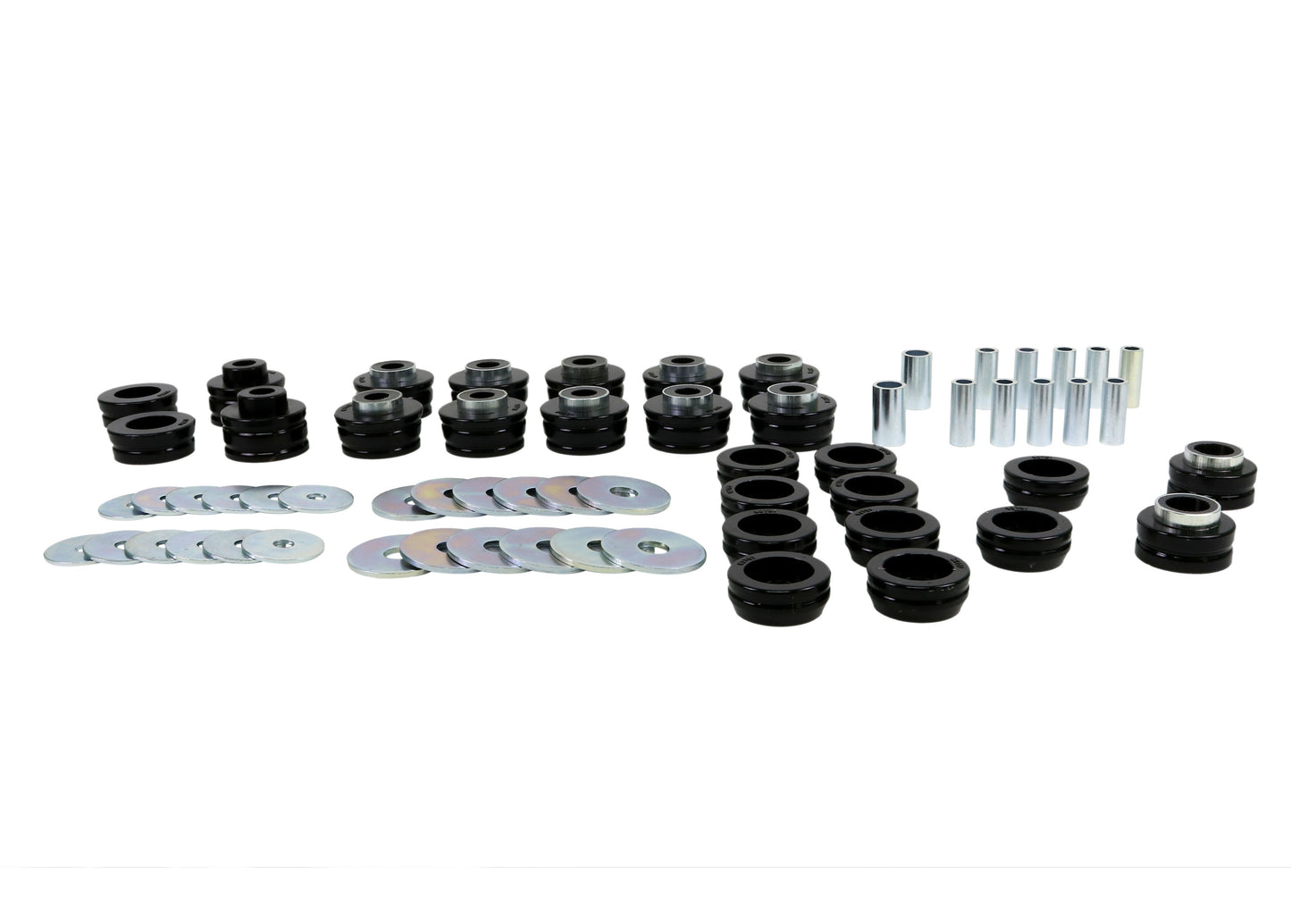 Whiteline Body Mount Bushing Kit High Load Bearing Tough Flexibility Oil, Grease, and Ozone Resistance