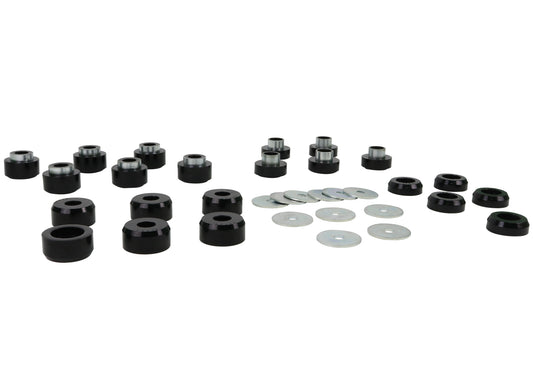 Whiteline Body Mount & Radiator Support Bushings - Replace OE, Reduce Movement