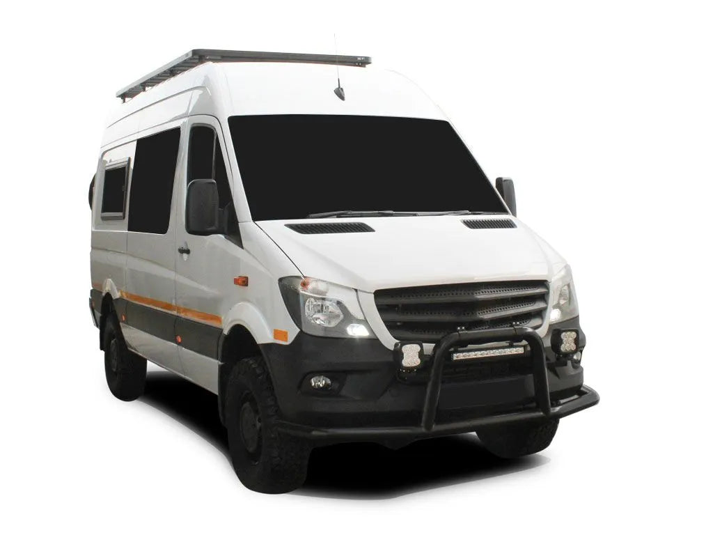 Mercedes-Benz Sprinter 144"/170" / L2/L3 / MWB/LWB Wheelbase w/o OEM Tracks (2006-Current) Slimline II Roof Rack Kit