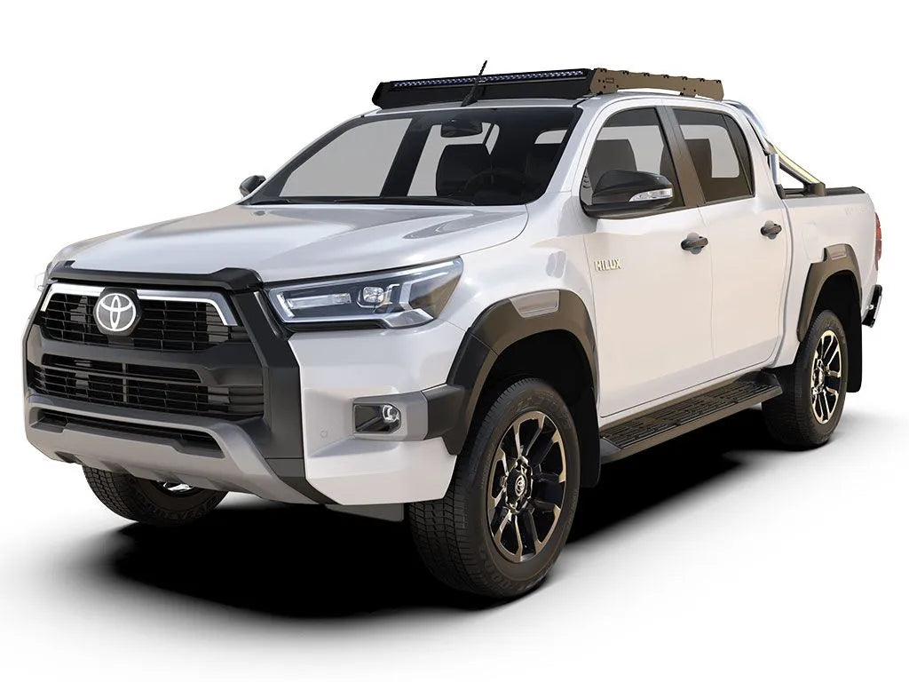 TOYOTA HILUX (2015-CURRENT) SLIMSPORT ROOF RACK KIT LIGHTBAR READY