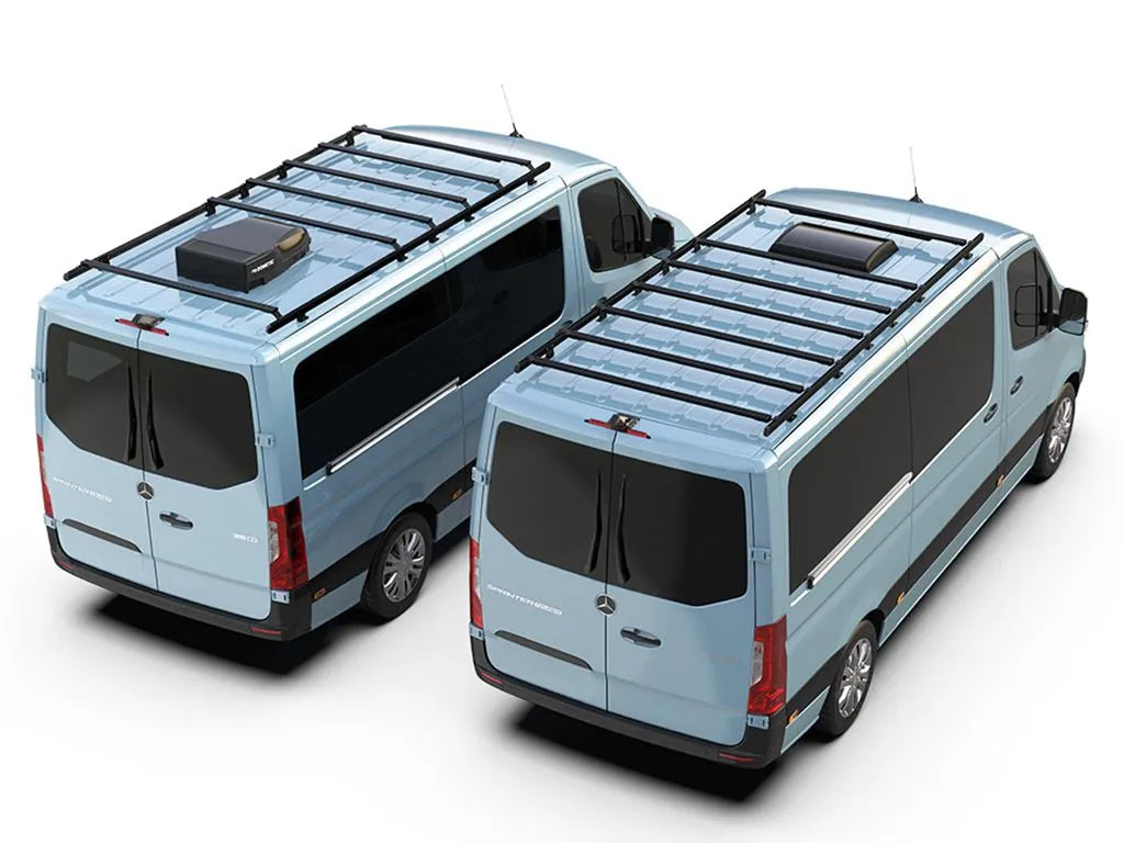 Mercedes-Benz Sprinter (L2H1/144" MWB/Standard Roof) (2006-Current) Slimpro Van Rack Kit