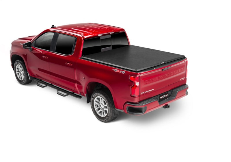 TruXedo TruXport Soft Roll-Up Tonneau Cover 5'9" Fits 2019-24 Silverado/Sierra (New Body) Without CarbonPro Bed