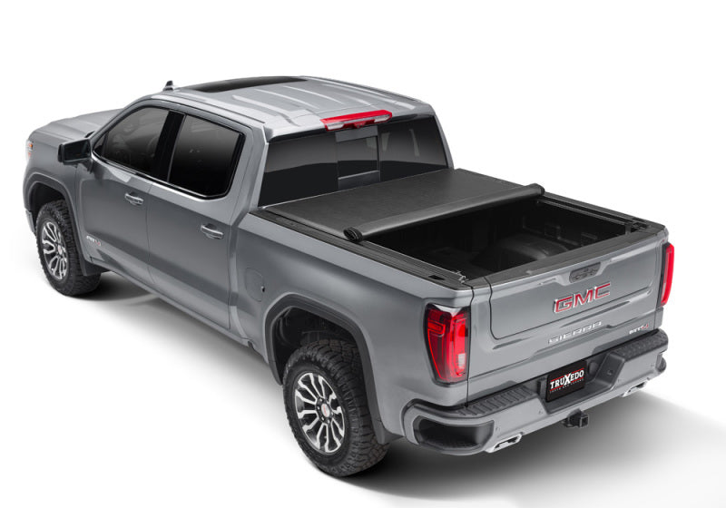 TruXedo Lo Pro Soft Roll-Up Tonneau Cover 5'9" Fits 2019-24 Silverado/Sierra (New Body) Without CarbonPro Bed