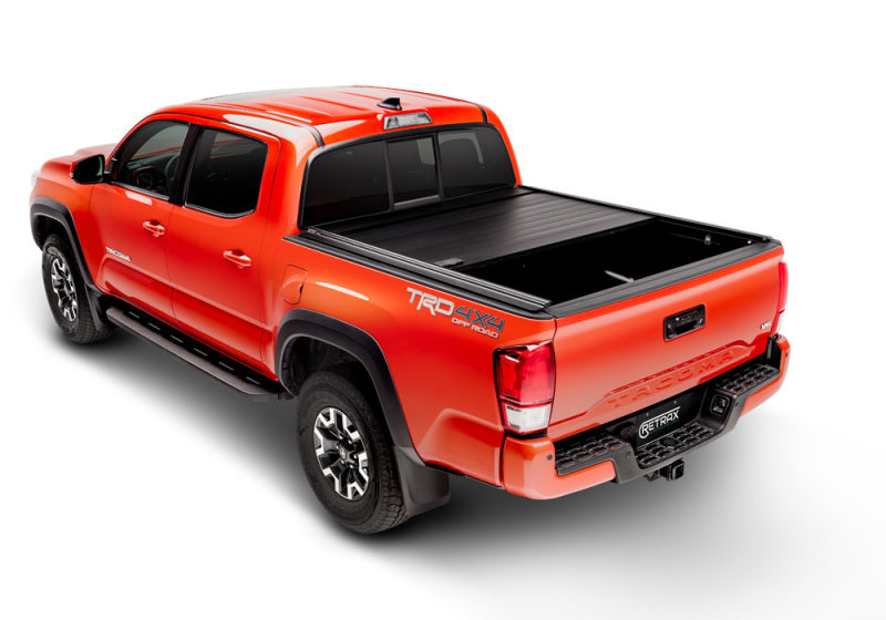 RetraxPRO MX Power Retractable Tonneau Cover 66.7 In. Fits 2007-21 Tundra CrewMax w/ Deck Rail