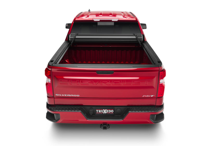 TruXedo Sentry Hard Roll-Up Tonneau Cover 79.4 In. Fits 2019-24 Silv/Sierra 1500