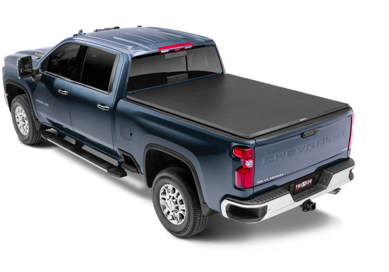 TruXedo TruXport Soft Roll-Up Tonneau Cover 82.2 In. Fits 2020-25 Silverado/Sierra HD