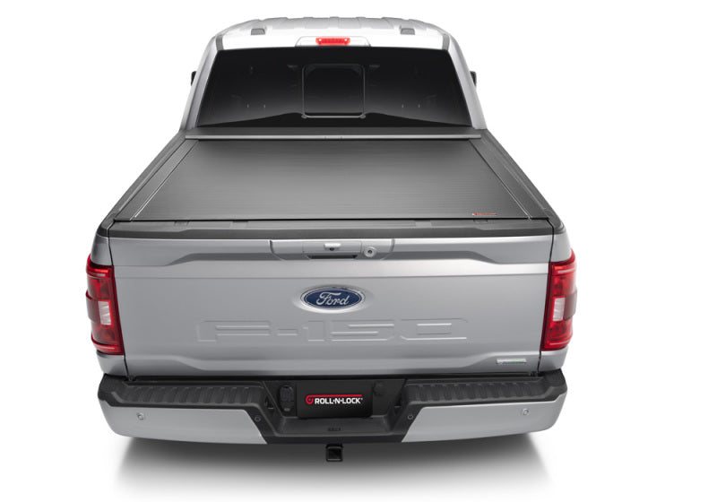 ROLL-N-LOCK E-Series Hard Power Retractable Tonneau Cover 78.9 In. Fits 2015-20 F-150