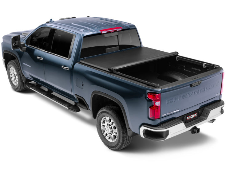 TruXedo TruXport Soft Roll-Up Tonneau Cover 82.2 In. Fits 2020-25 Silverado/Sierra HD