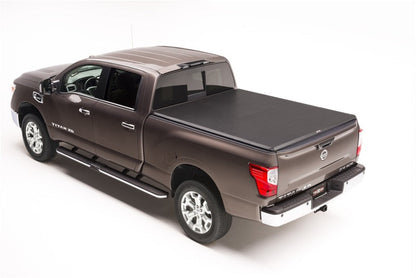 TruXedo TruXport Soft Roll-Up Tonneau Cover 5'7" Fits 2016-24 Titan w/ Utili-Track