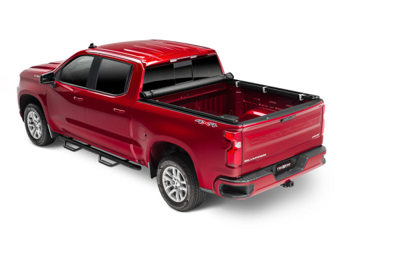 TruXedo TruXport Soft Roll-Up Tonneau Cover 5'9" Fits 2019-24 Silverado/Sierra (New Body) Without CarbonPro Bed