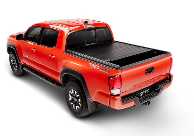 RetraxPRO MX Power Retractable Tonneau Cover 66.7 In. Fits 2007-21 Tundra CrewMax w/ Deck Rail