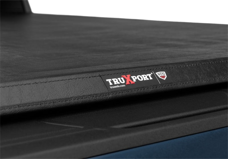 TruXedo TruXport Soft Roll-Up Tonneau Cover 82.2 In. Fits 2020-25 Silverado/Sierra HD