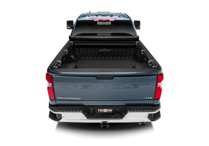 TruXedo TruXport Soft Roll-Up Tonneau Cover 82.2 In. Fits 2020-25 Silverado/Sierra HD