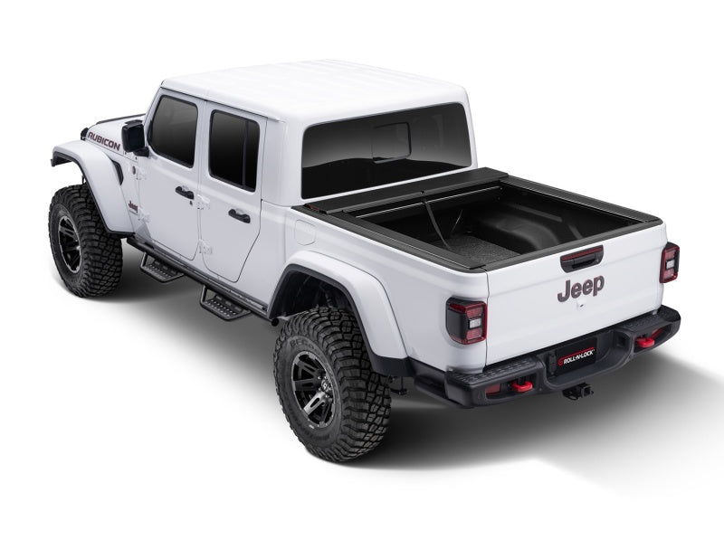 ROLL-N-LOCK M-Series Soft Retractable Tonneau Cover 5' Fits 2020-24 Gladiator w/ Trail Rail System