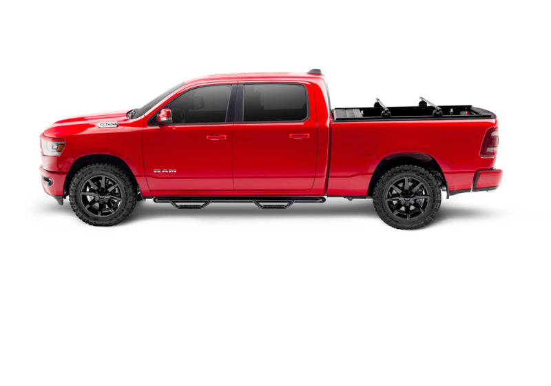 RetraxPRO XR Hard Manual Retractable Tonneau Cover 66.7 In. Fits 2007-21 Tundra CrewMax w/ Deck Rail