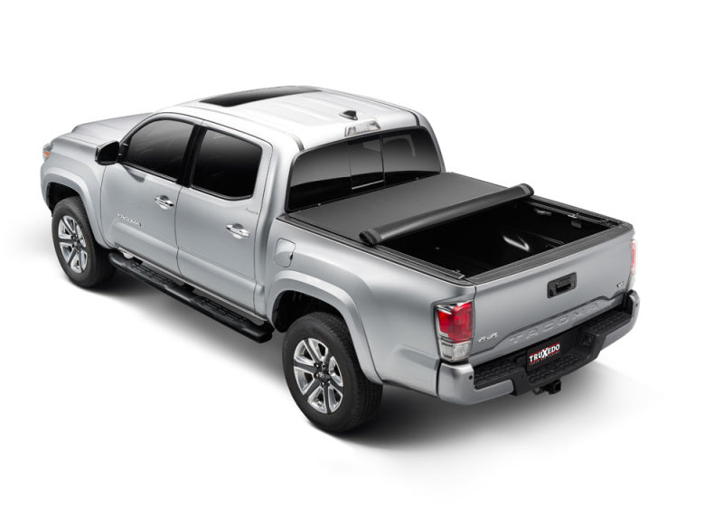 TruXedo Pro X15 Soft Roll-Up Tonneau Cover 5' Fits 2016-23 Tacoma w/ Trail Boxes