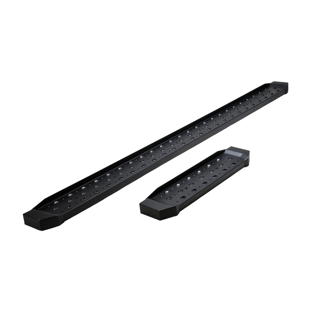 TrailFXÃ‚Â RBV10B Running Board, Black, 32 Inch Driver/ 96 Inch Passenger Lengths