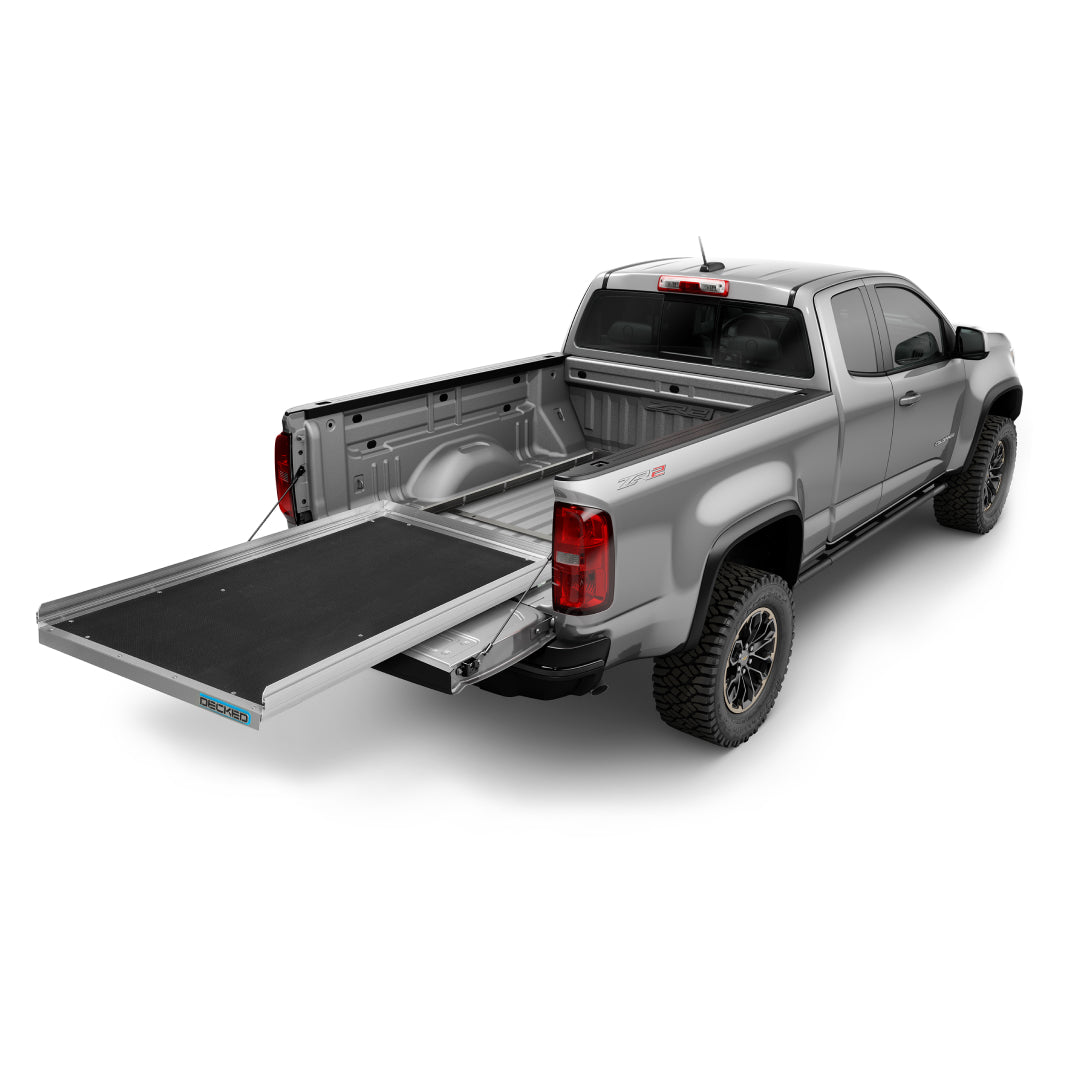 Cargo Glide 2200XL Bed Slide Polished Aluminum Side Rail 6.5 Ft for Heavy-Duty Trucks