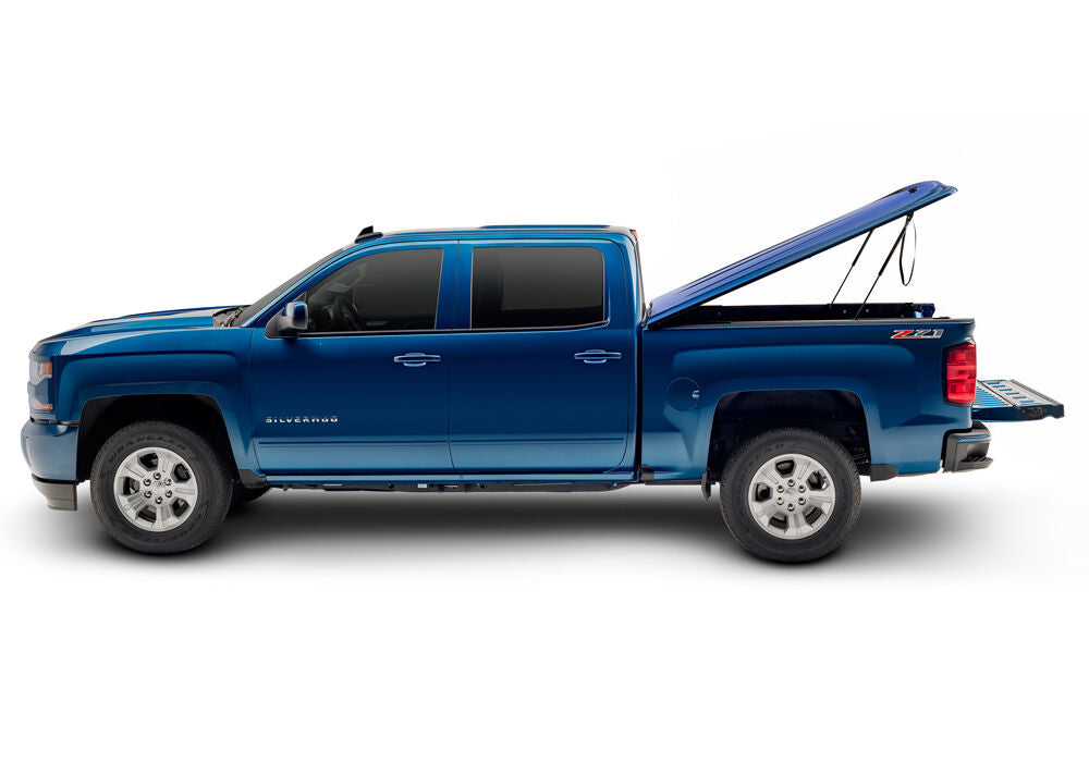 UnderCover Hard Painted Tonneau Cover White 5.7 Ft Fits Full-Size Trucks, Vehicle Color Code PW7