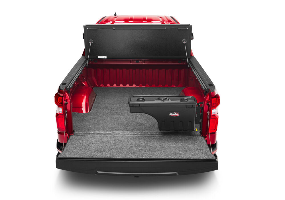 UnderCover SwingCase Tool Box Black Hard Plastic 6 Ft / 5 Ft for Full-Size Trucks