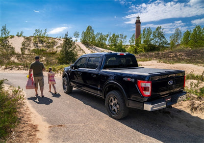 ROLL-N-LOCK M-Series Soft Retractable Tonneau Cover 5' Fits 2016-23 Tacoma Crew Cab