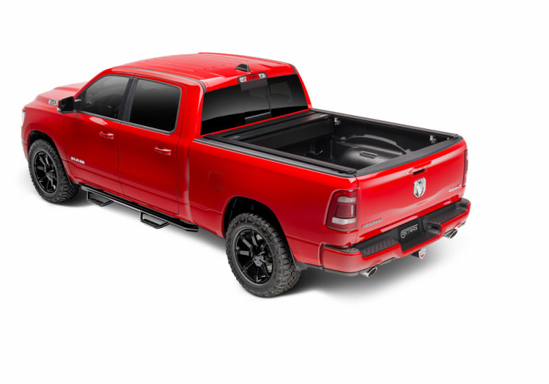 RetraxPRO XR Hard Manual Retractable Tonneau Cover 66.7 In. Fits 2007-21 Tundra CrewMax w/ Deck Rail