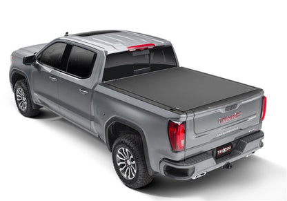 TruXedo Pro X15 Soft Roll-Up Tonneau Cover 8' Fits 2019-24 Silverado/Sierra 1500/2020-23 HD Without MultiPro Tailgate